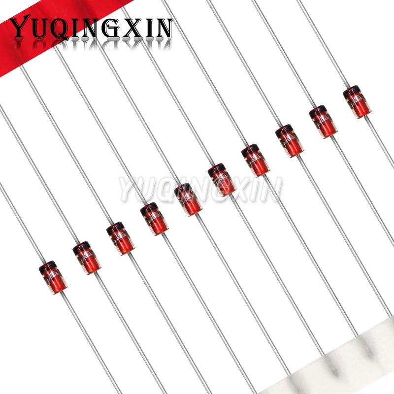 Kit Muestrario Diodos Zener (0.5W / 1/2W, 3.3V-30V, 14 Valores x 10 Unidades, DO-35) DIY - Pack 140 Piezas