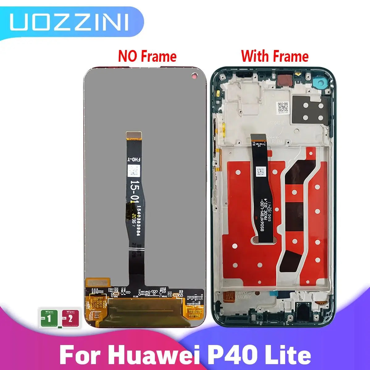 For Huawei P40 Lite JNY-LX1 LCD Display 10 Touch Screen Replacement For Nova 7i JNY-LX2, P 40 Lite Lcd Screen Nova 6 SE Display