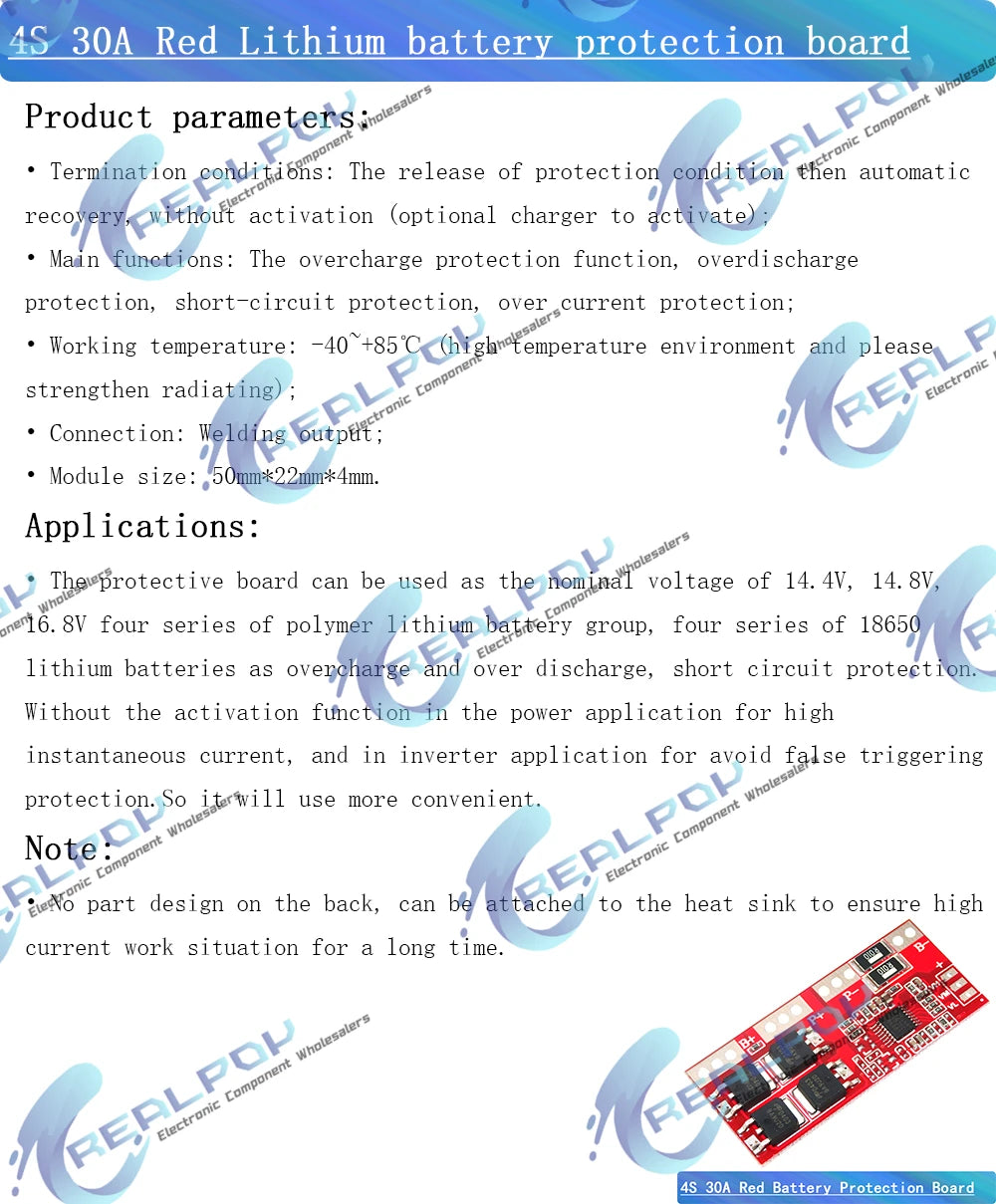 1S 2S 3S 4S 5S 6S 3A 15A 20A 30A Li-ion Lithium Battery 18650 Charger PCB BMS Protection Board For Drill Motor Lipo Cell Module