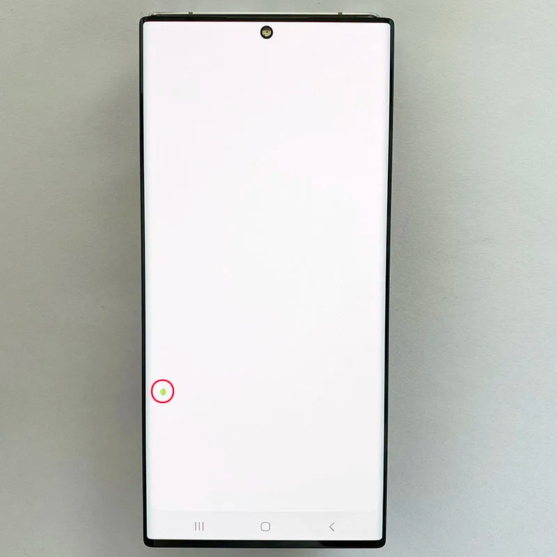 Pantalla 6.8" Super AMOLED con Marco y Digitalizador Táctil para Samsung S22 Ultra (S22U/S908B/S908U) (Con Defecto Estético)