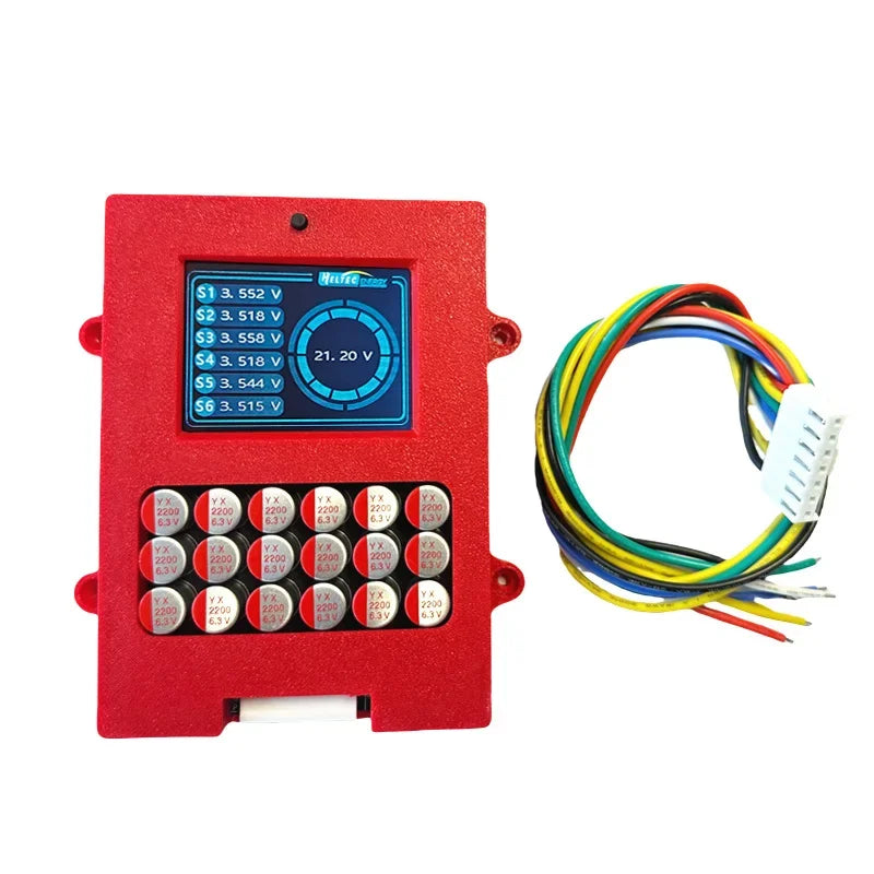 Balanceador Activo Baterías Heltec (4S/6S/8S, 5A) con Pantalla Voltaje - Herramienta LiPo/LiFePO4/NCM/LFP