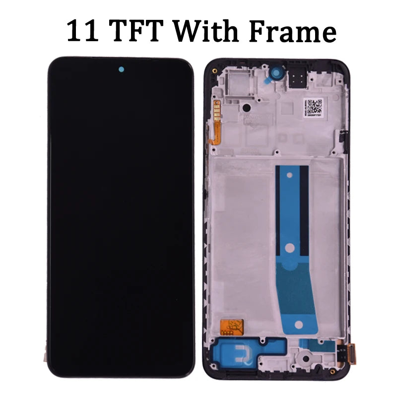 For Xiaomi Redmi Note 11 LCD Display Note 11 2201117TG Screen Touch Glass Digitizer For Redmi Note 11S LCD With Frame