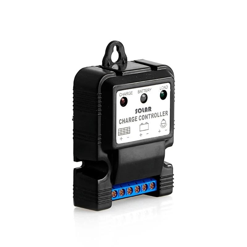 Controlador Carga Panel Solar IP30 PWM 10A 6V/12V Auto Regulador Batería