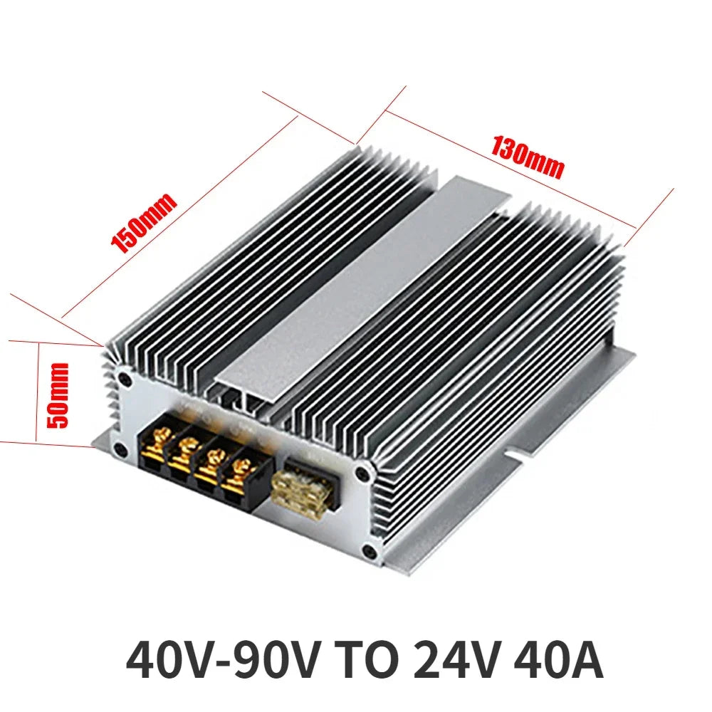 Convertidor Step-Down DC-DC 40V-90V a 24V (5A-50A) / 48V-72V a 24V Estabilizador Regulador Módulo Boost