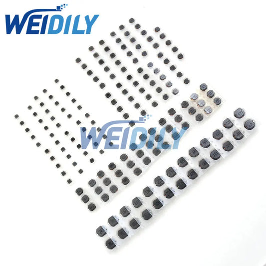 Kit Surtido Inductores Potencia SMD (CD32/CD43/CD54/CD75) - Varios Valores (2.2uH-470uH) - 26/39/50/65 Piezas
