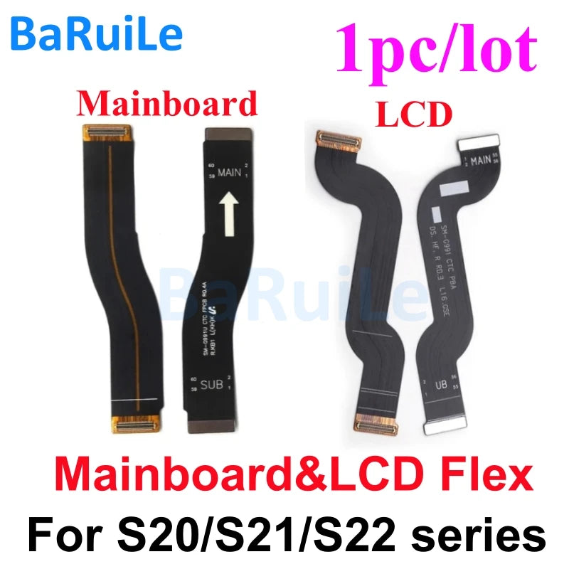 Placa base de carga conectar Flex para Samsung S21 Plus S22 Ultra S20 S23 pantalla LCD conectar placa base extender Cable cinta