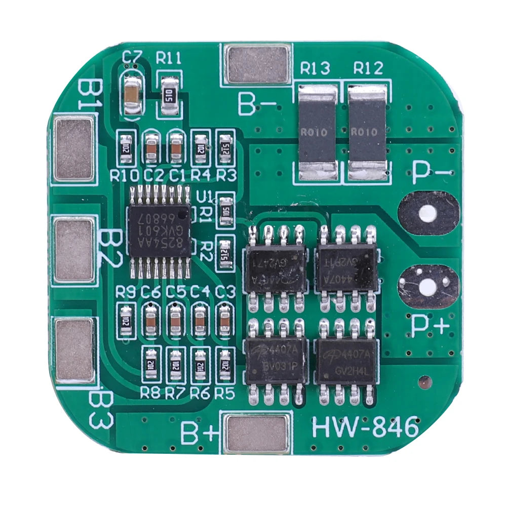 3S 4S 20A 40A 60A Li-ion Lithium Battery Charger Protection Board 18650 BMS Drill Motor 11.1V 12.6V/14.8V 16.8V Enhance/Balance