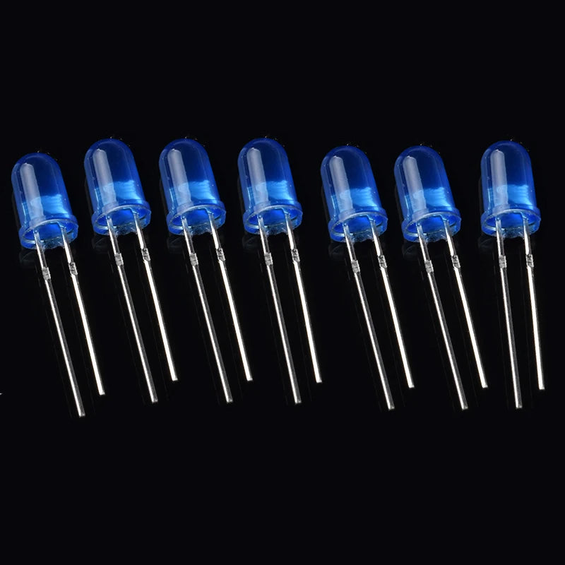 Kit Surtido Diodos LED 3mm/5mm (DIP, Rojo/Naranja/Amarillo/Verde/Azul/Blanco) Componentes Electrónicos