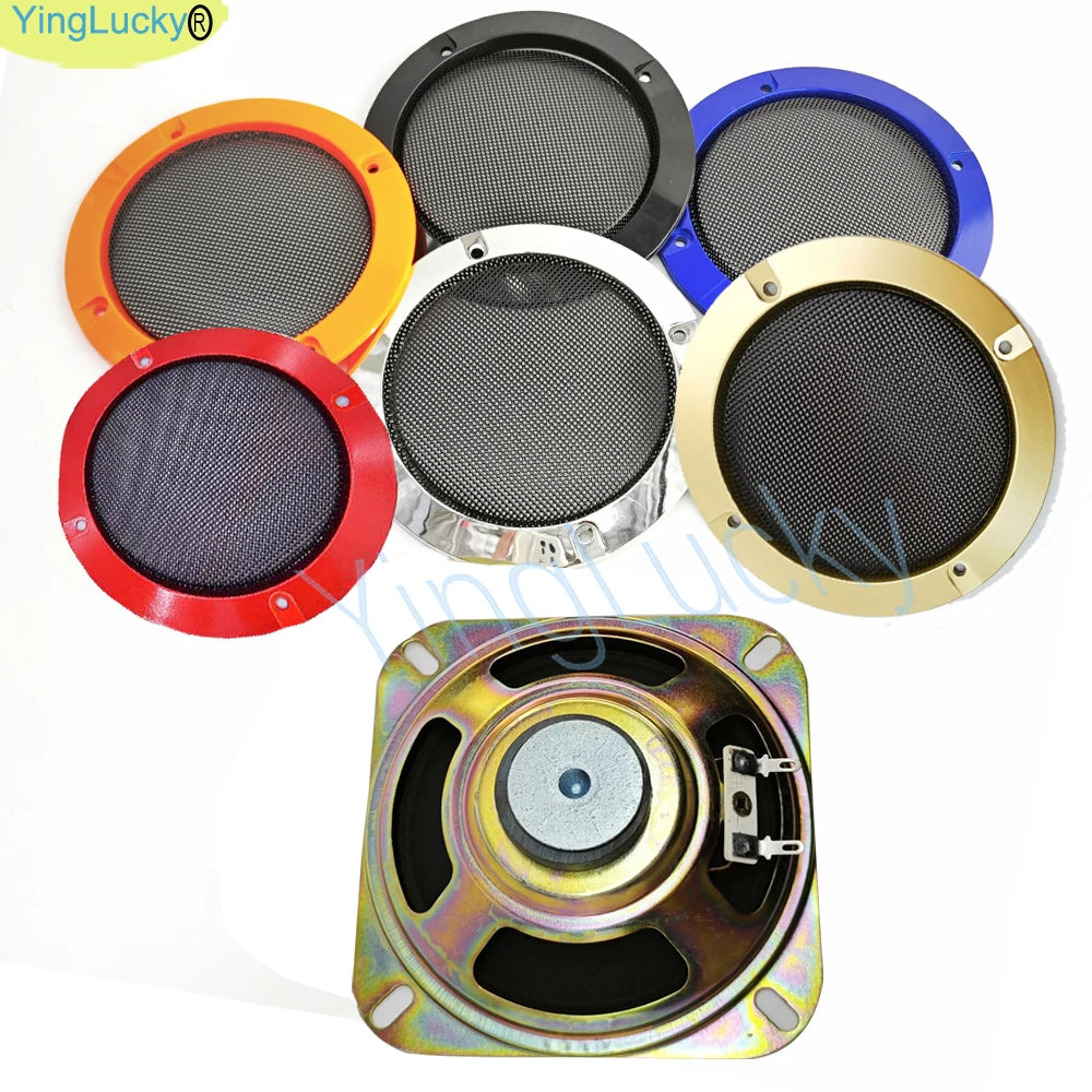 Rejilla Metálica Malla para Altavoz 4 Pulgadas (110mm) Accesorios Gabinete Arcade (1 Unidad)