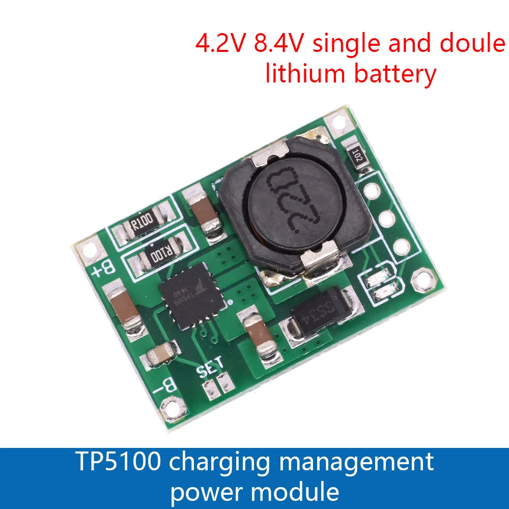 TP5000 4.2V/3.6V/8.4V 1A/2A Lithium Ion 18650 Battery Charging Board Charger Module CD42 TP5100 Lithium Iron Phosphate Battery