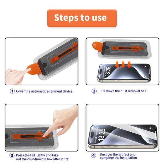 1-2Pcs Coating Install Box HD Screen Protector For Xiaomi Mi 14 13 13T 12T 11T Poco X6 Pro X5 X3 NFC F6 F5 M6 M5 M4 M3 C65 Glass