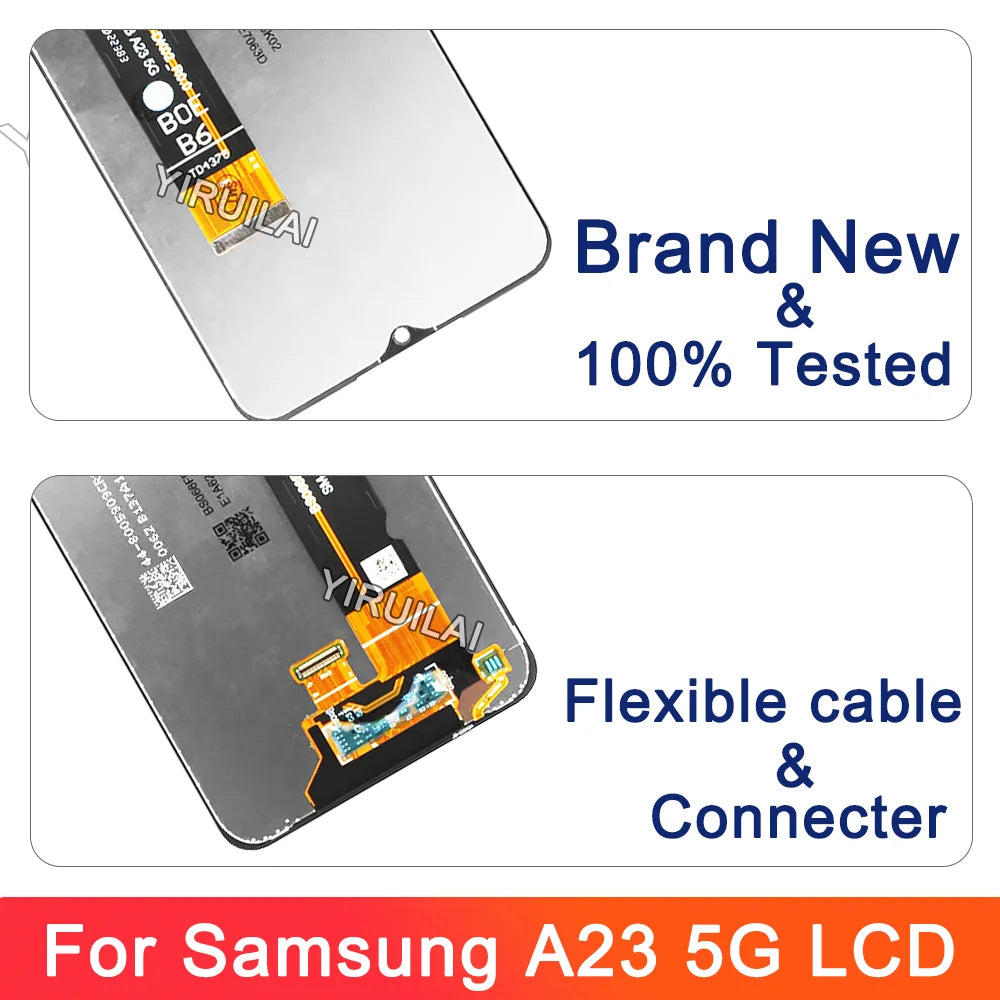 Pantalla LCD Amoled de 6,6 pulgadas para Samsung A23 5G A236, montaje de digitalizador con pantalla táctil para Samsung A236U A236B, Departamento de pantalla LCD