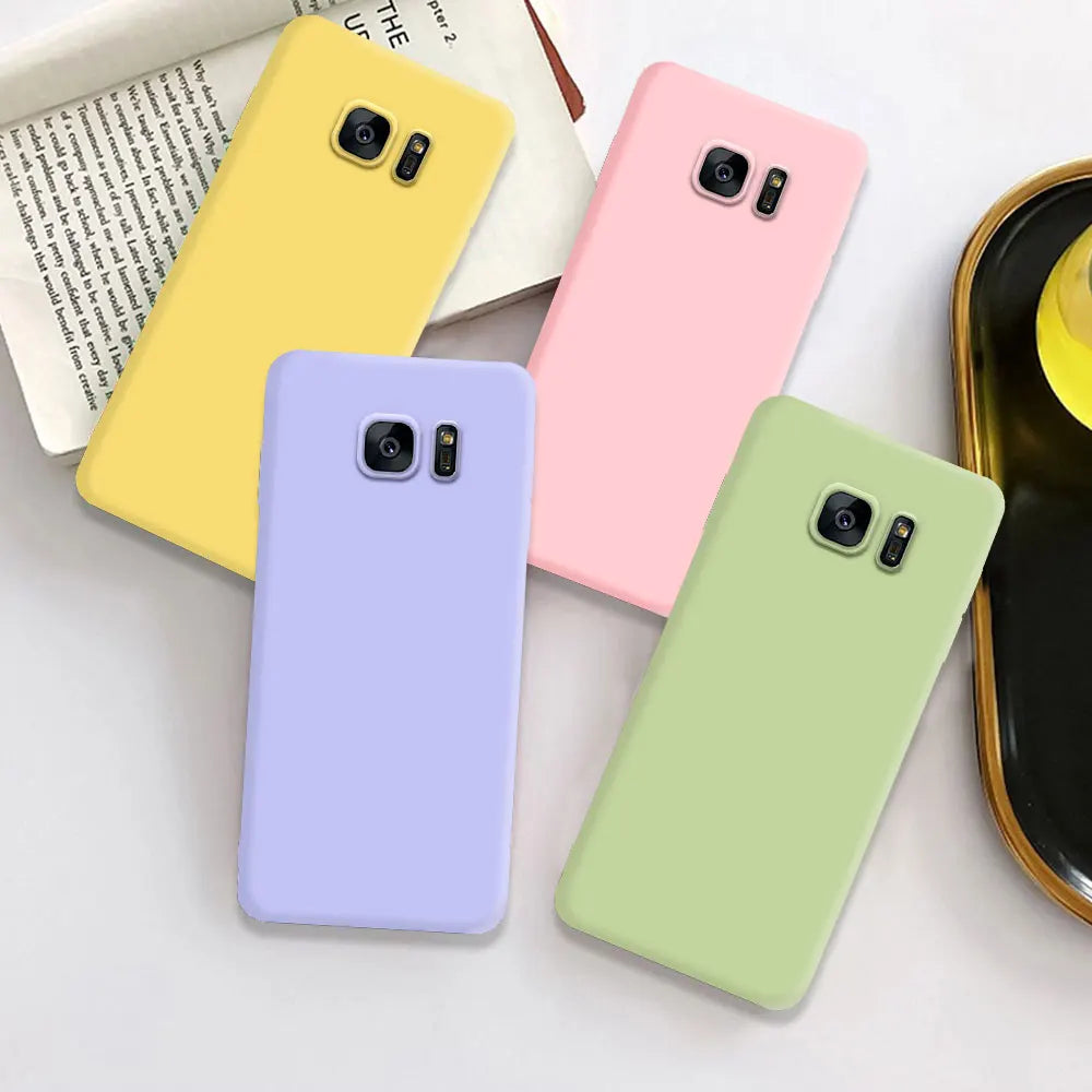 Funda Carcasa Silicona Mate para Samsung Galaxy S7 / S7 Edge (Coque)