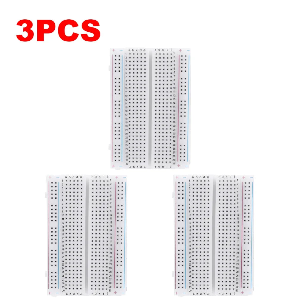 1-10pcs 400 Tie Points Solderless PCB Breadboard Mini Universal Test Protoboard DIY Bread Board for Bus Test Circuit Board