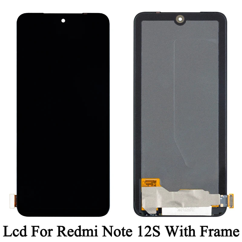 2303CRA44A 23030RAC7Y 2303ERA42L Premium Super AMOLED For Xiaomi Redmi Note 12S Display Touch Screen Digitizer Panel Assembly