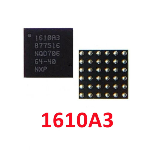 Circuito Integrado (IC) Carga USB Tristar U2 (1610A1-A3/610A3B/1612A1/1614A1/1616A0) para iPhone 6S-14 Pro Max (10 Unidades) (Nota: Duplicado Fila 40 lote anterior)