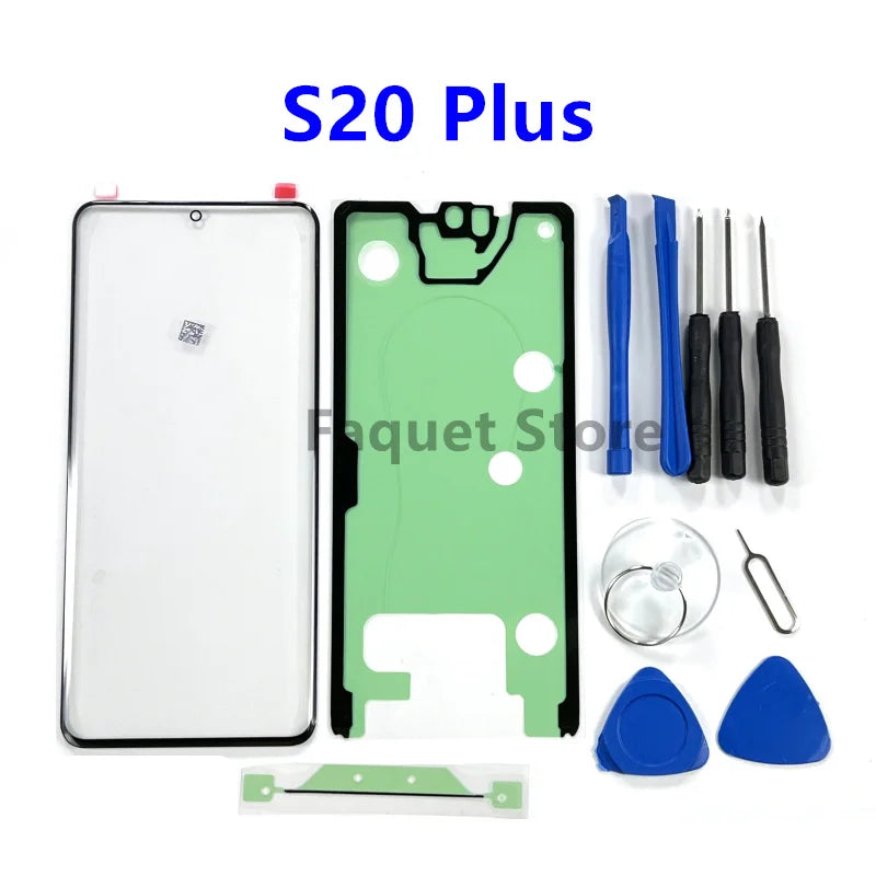 Kit de Reparación de Cristal Exterior Táctil para Samsung Galaxy S20/S20 Plus/S20 Ultra