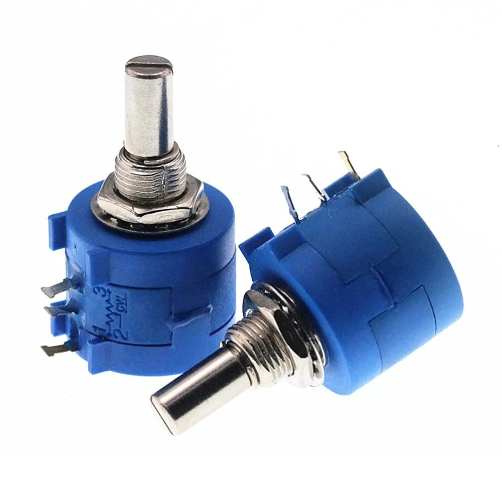 1pcs 3590S Multiturn Potentiometer 500 1K 2K 5K 10K 20K 50K 100K ohm Potentiometer Adjustable Resistor 3590 102 202 502 103