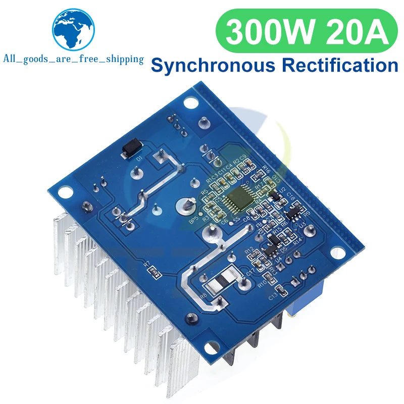 Módulo Convertidor Buck DC-DC 300W 20A Step-Down Corriente Constante Driver LED