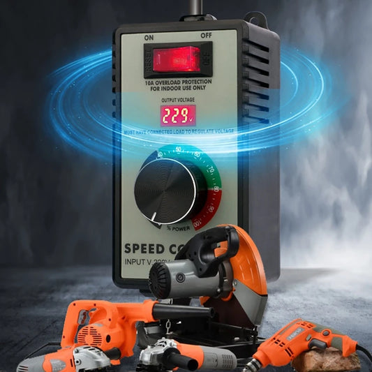 Controlador Velocidad Motor AC 220V 4000W con Display LED Regulador Voltaje Variable Router/Ventilador/Taladro