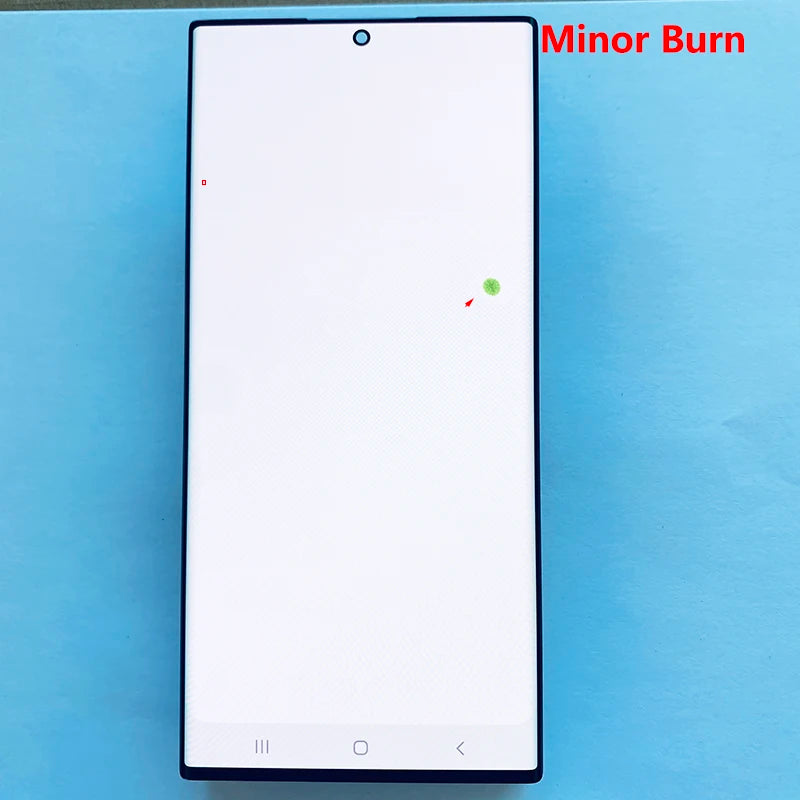 Pantalla 6.8" Super AMOLED con Marco y Digitalizador Táctil para Samsung S22 Ultra (S22U/S908B/S908U) (Con Defecto Estético)