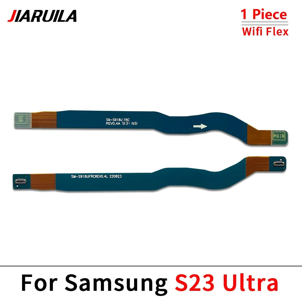 Nuevo para Samsung S20 S21 S22 S23 S24 Plus Ultra Fe 4G 5G antena de señal conector de Tablero Principal placa base LCD Cable flexible