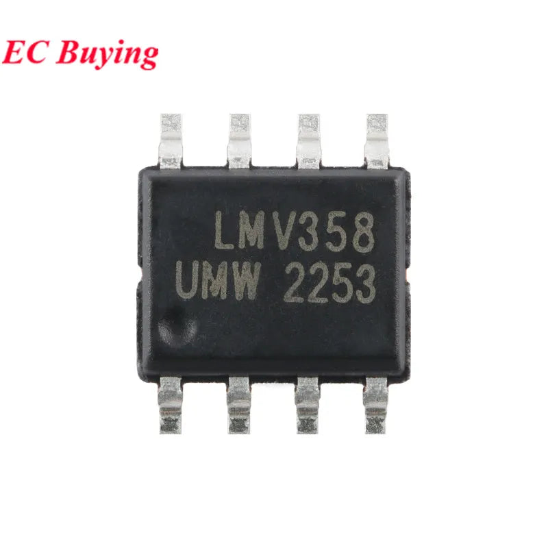 Lote 10/20 Pcs Amplificador Operacional Dual Bajo Consumo Rail-to-Rail LMV358IDR (LMV358) SOP-8