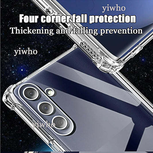 Funda Carcasa Teléfono TPU Silicona Suave Transparente Anti-Golpes para Samsung Galaxy M04/M13/M14/M23/M34/M53/M54 4G/5G