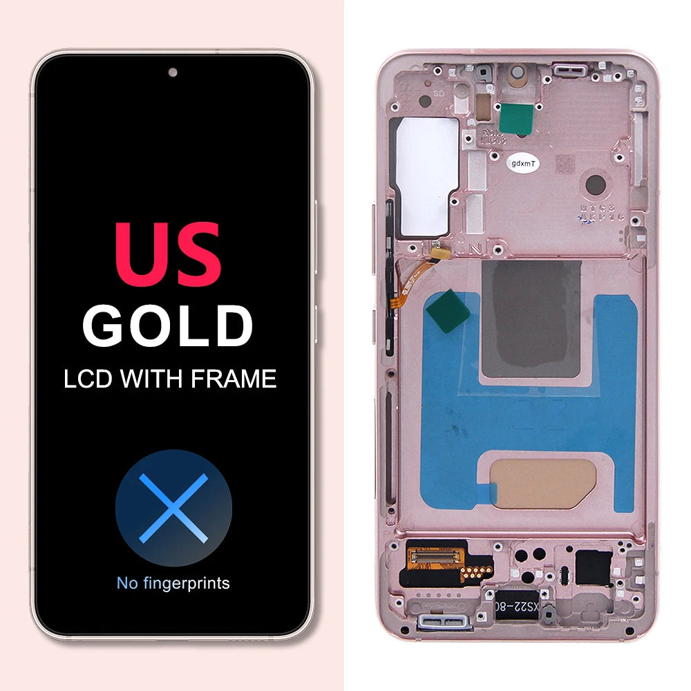 S22 para Samsung probado para S22 5G S901B S901U S901W S901N S901E pantalla LCD reemplazo del ensamblaje del digitalizador de pantalla táctil