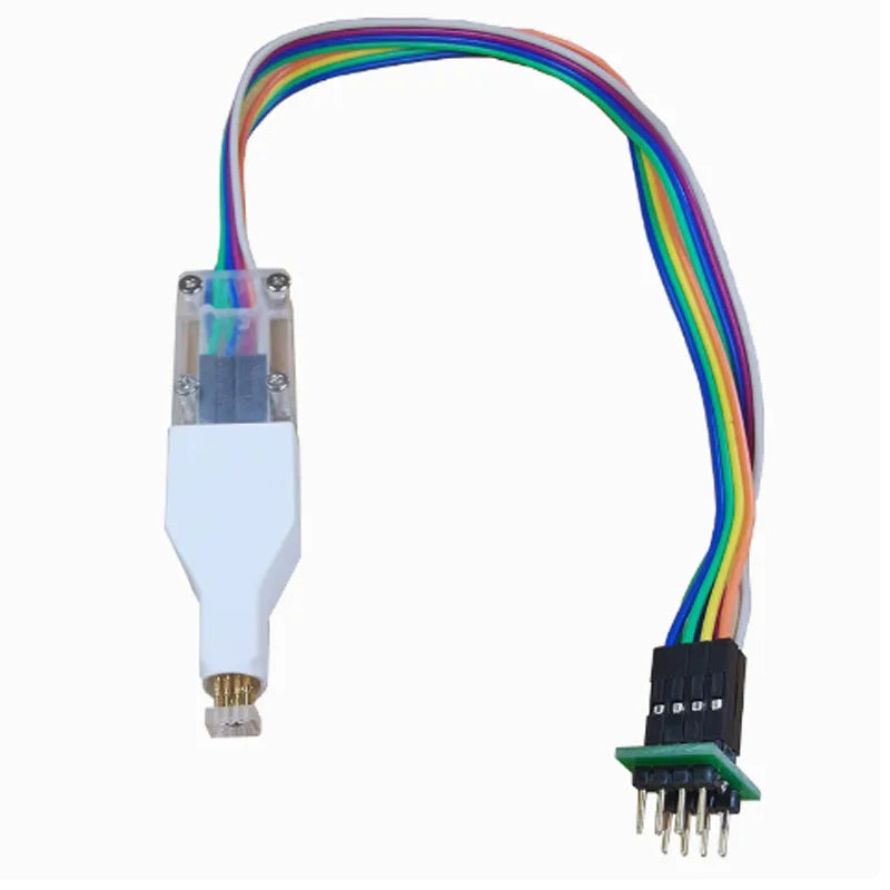 Cable Sonda Programación/Grabación Chip SIOC8/SOP8/WSON8/QDFN8/VSOP8/VSOIC8 Aguja Resorte
