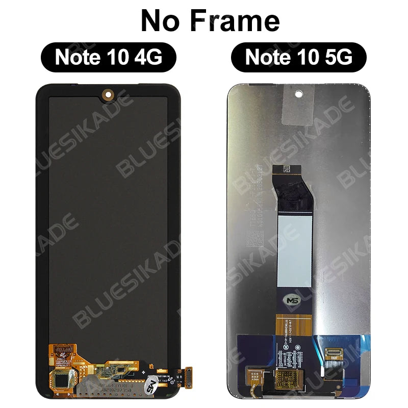 AMOLED For Xiaomi Redmi Note 10 4G Display Note 10S LCD M2101K7AI Touch Screen Digitize For Redmi Note 10 5G Display POCO M3 Pro