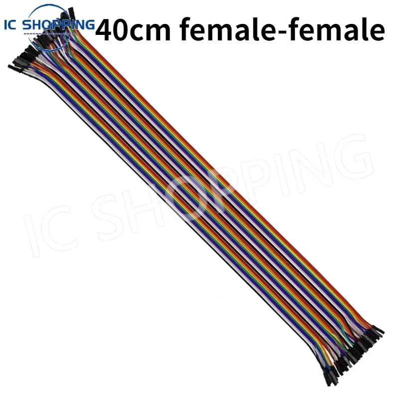 Cable Jumper Dupont (40 Unidades) Macho-Macho / Hembra-Hembra / Macho-Hembra para Arduino DIY Kit