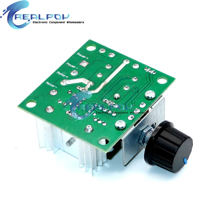 Controlador Velocidad Motor PWM DC 12-40V 10A Switch Regulador Voltaje Dimmer