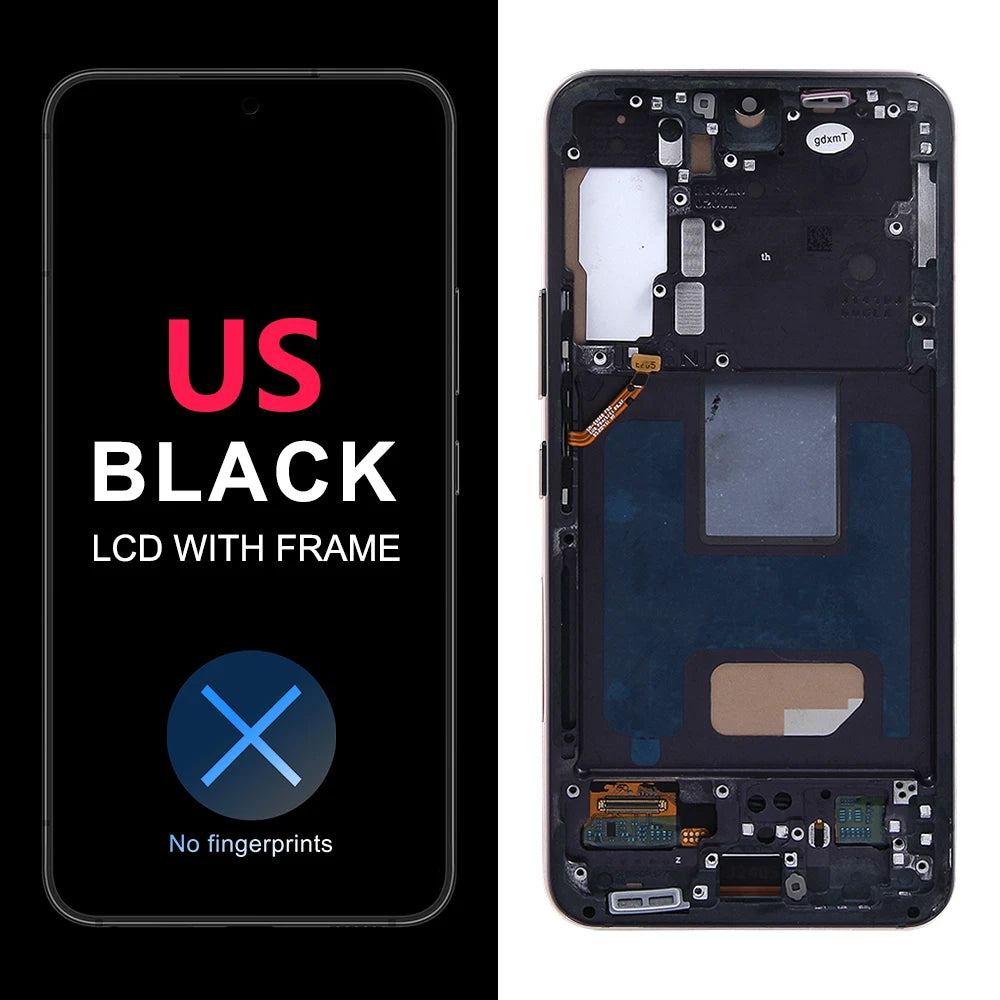 S22 para Samsung probado para S22 5G S901B S901U S901W S901N S901E pantalla LCD reemplazo del ensamblaje del digitalizador de pantalla táctil