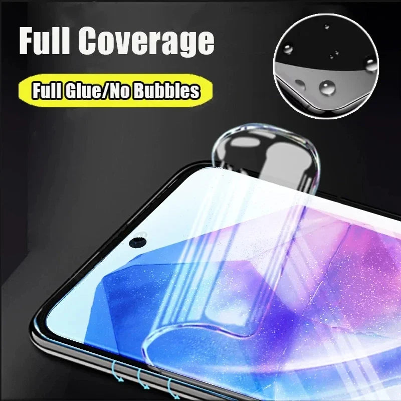 Film Hidrogel Cobertura Completa para Samsung A03/A12-A15/A21S/A23/A32-A34/A50/A52-A55/A70/A73 (4 Unidades)