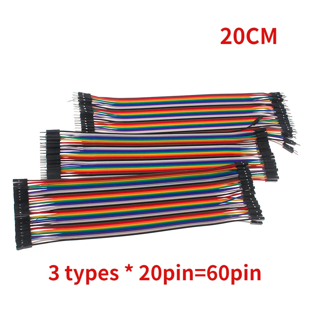 Breadboard Jumper Wire Dupont Line Kit MB102 ZY-204 400 Tie Points Solderless PCB Breadboard DIY Mini Test Protoboard Kits