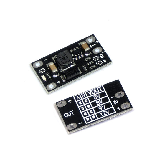 Mini Módulo Convertidor Boost DC-DC 3V/3.7V/5V/9V a 12V Step-Up Regulador Voltaje PCB (Set 5V/8V/9V/12V)