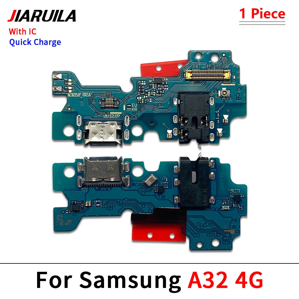 Placa Puerto Carga Rápida USB con Flex para Placa Principal Samsung Galaxy A24/A32 4G/A34/A54 5G