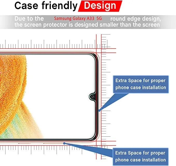 Film Protector Pantalla Cristal Templado HD para Samsung Galaxy A04/A05S/A13-A15/A24 4G/A25/A34/A54/M04/M13/M14/M34/M54 5G/A73 (Pack 5 Unidades)
