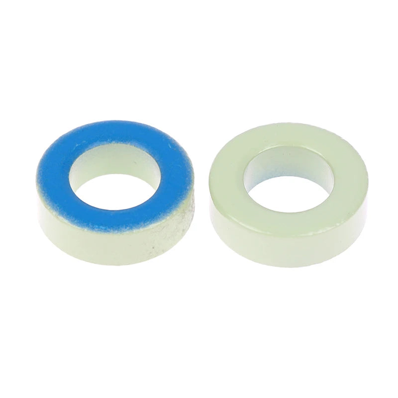 Núcleo Ferrita Toroide T94-52 (Azul/Verde) 24x14x8mm para Inductores - Lote 5 Piezas