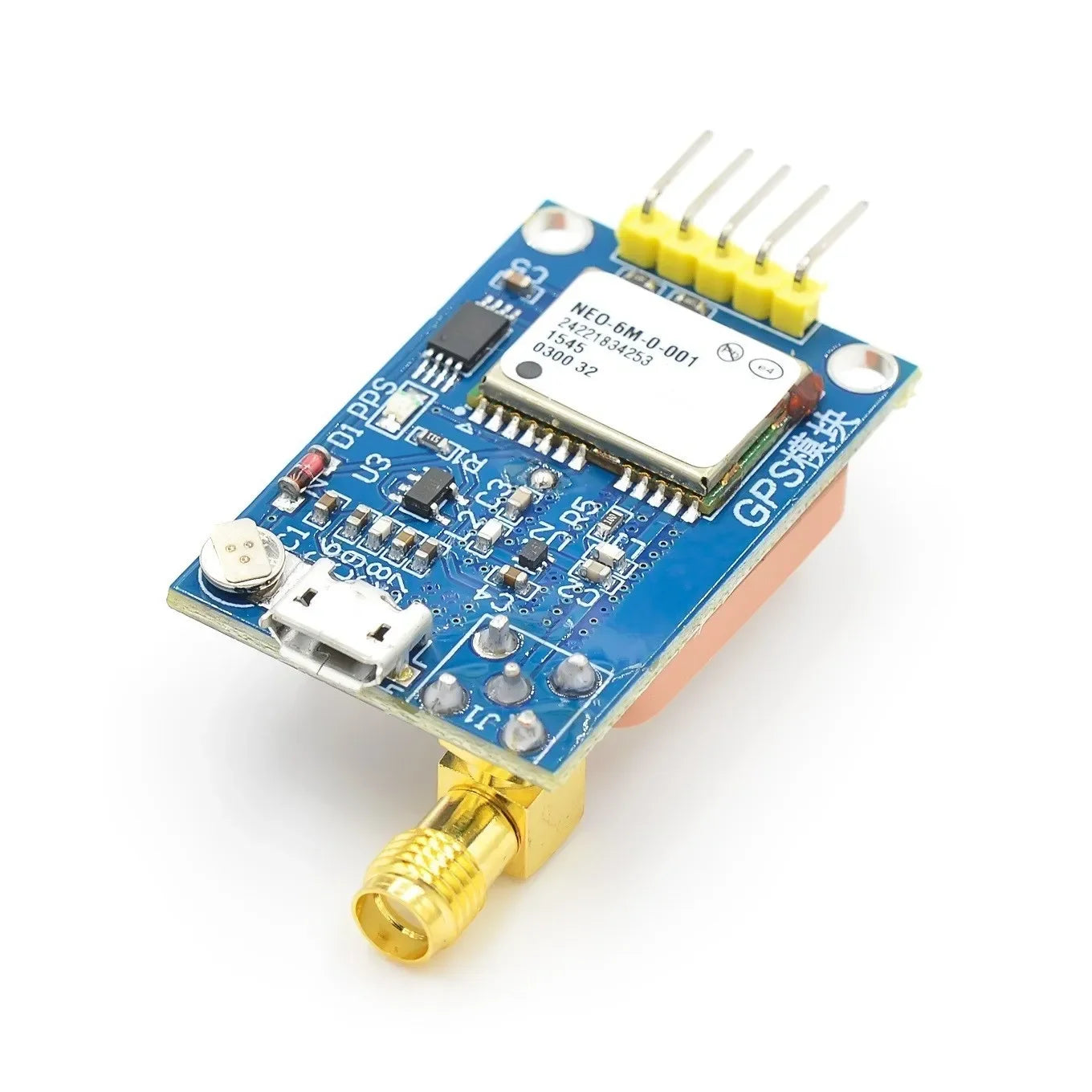 Módulo GPS NEO-6M / NEO-7M / NEO-8M (Micro USB) para Posicionamiento Satelital Arduino/STM32/C51