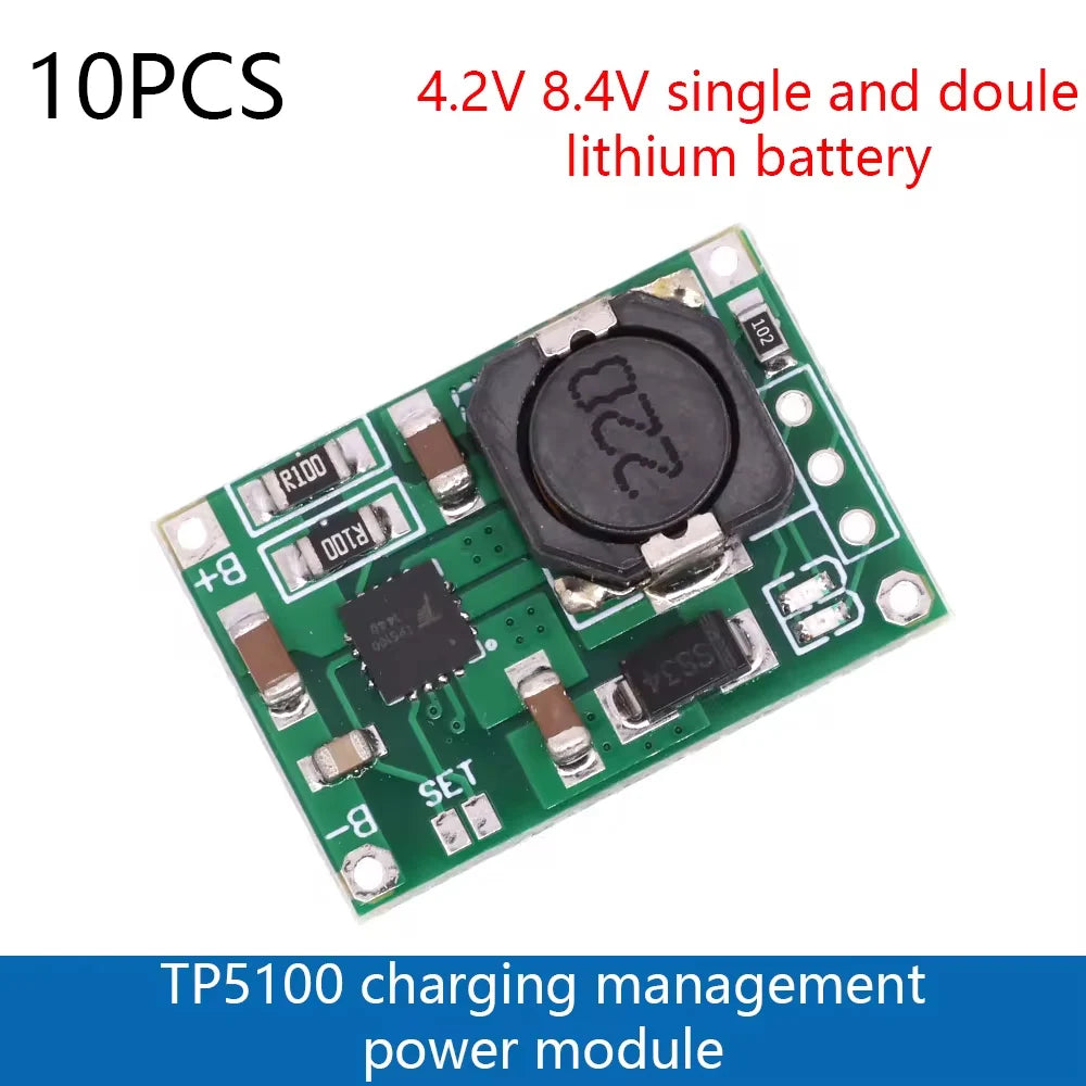 TP5000 4.2V/3.6V/8.4V 1A/2A Lithium Ion 18650 Battery Charging Board Charger Module CD42 TP5100 Lithium Iron Phosphate Battery