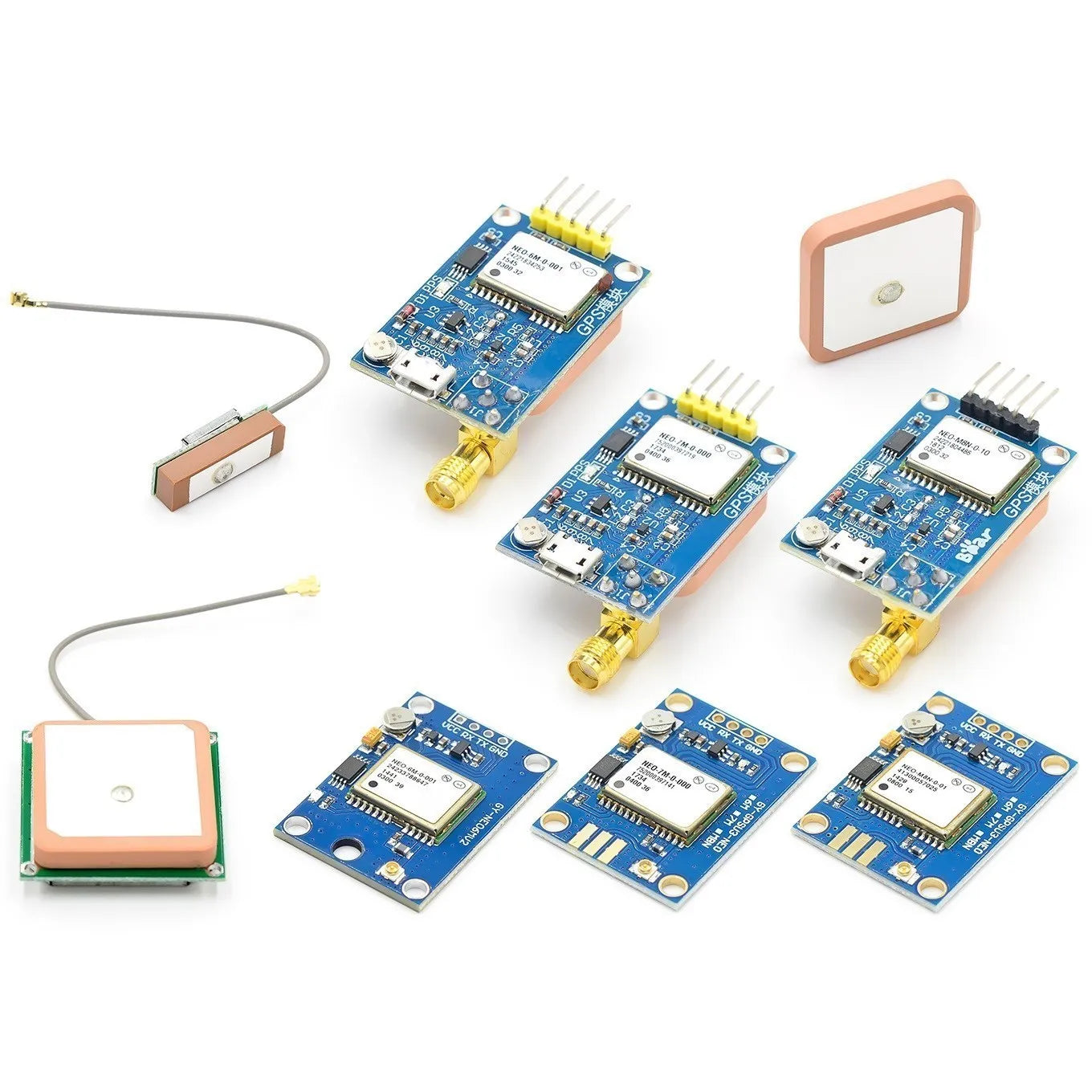 Módulo GPS NEO-6M / NEO-7M / NEO-8M (Micro USB) para Posicionamiento Satelital Arduino/STM32/C51