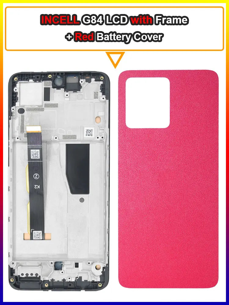 100% Tested LCD for Motorola Moto G84 LCD Display Touch Screen Digitizer Replacement for Moto G84 XT2347 XT2347-1 XT2347-2 LCD