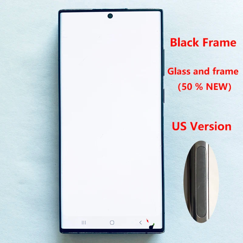 Pantalla 6.8" Super AMOLED con Marco y Digitalizador Táctil para Samsung S22 Ultra 5G (S908/S908U/S908B) (Con Defecto Estético)