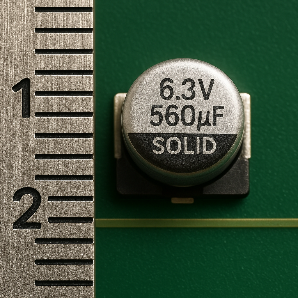 Capacitores SMD de Polímero Sólido – Bajo ESR y alto rendimiento