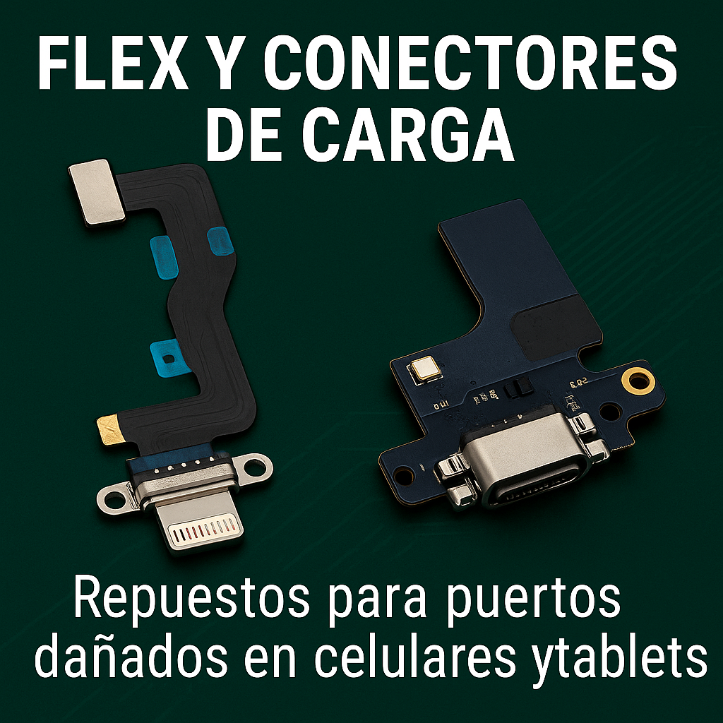 Flex y conectores de carga – Repuestos para puertos de carga en celulares y tablets