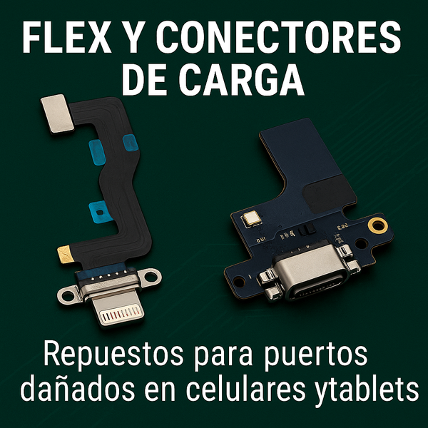 Flex y conectores de carga – Repuestos para puertos de carga en celulares y tablets