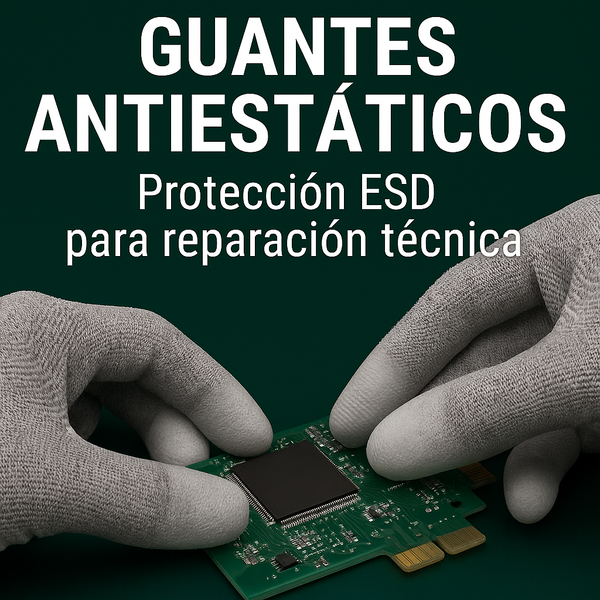 Guantes antiestáticos – Protección para componentes sensibles y reparación electrónica