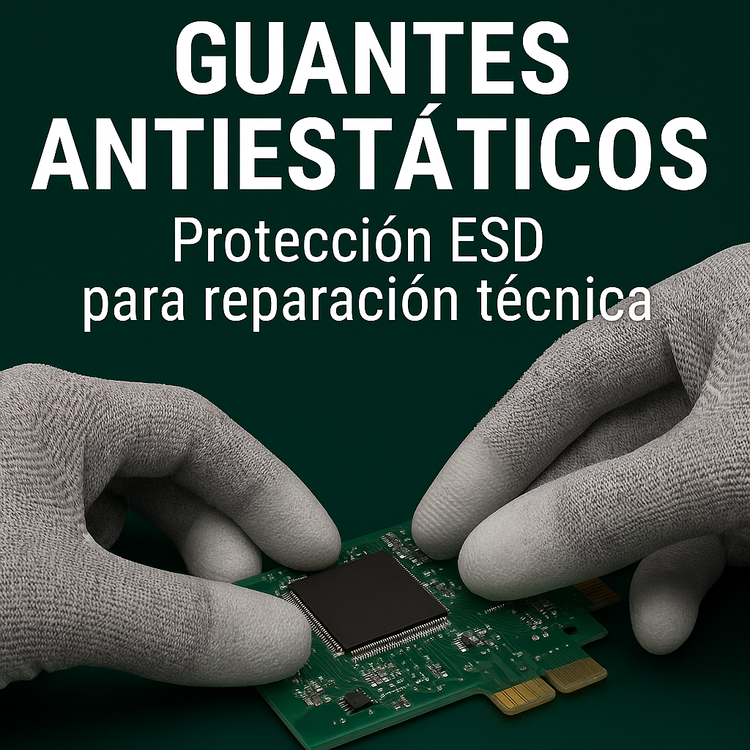 Guantes antiestáticos – Protección para componentes sensibles y reparación electrónica